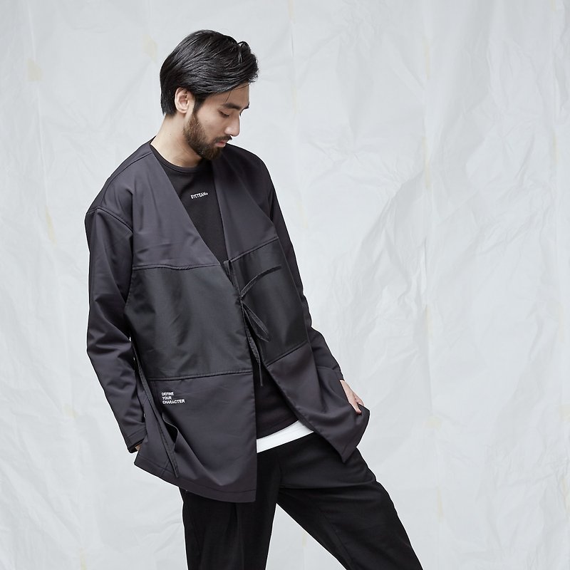 DYCTEAM - 3M Waterproof Stitching NORAGI - เสื้อโค้ทผู้ชาย - วัสดุกันนำ้ สีดำ