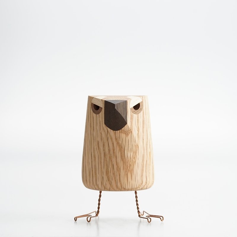 Weiyi Design / Mu Xiaoniao-White-browed Eagle King - Items for Display - Wood Khaki