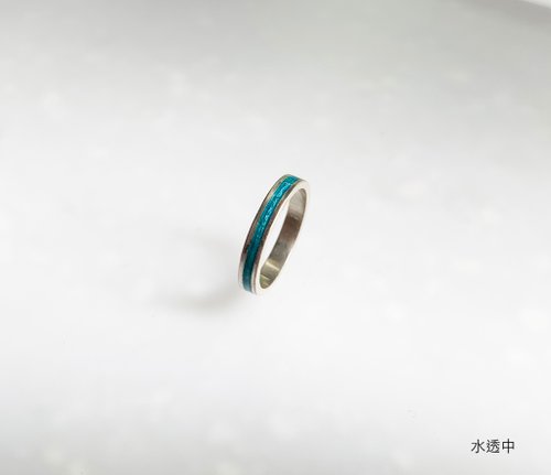 受注制作 七宝焼きリング / シルバー 925、エナメル - ショップ yutingjewellery リング・指輪 - Pinkoi