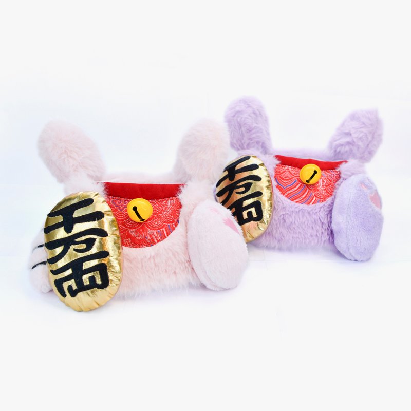 【MOMOJI】FORTUNE CAT Pet CNY Bib Col3,4 - ชุดสัตว์เลี้ยง - เส้นใยสังเคราะห์ หลากหลายสี