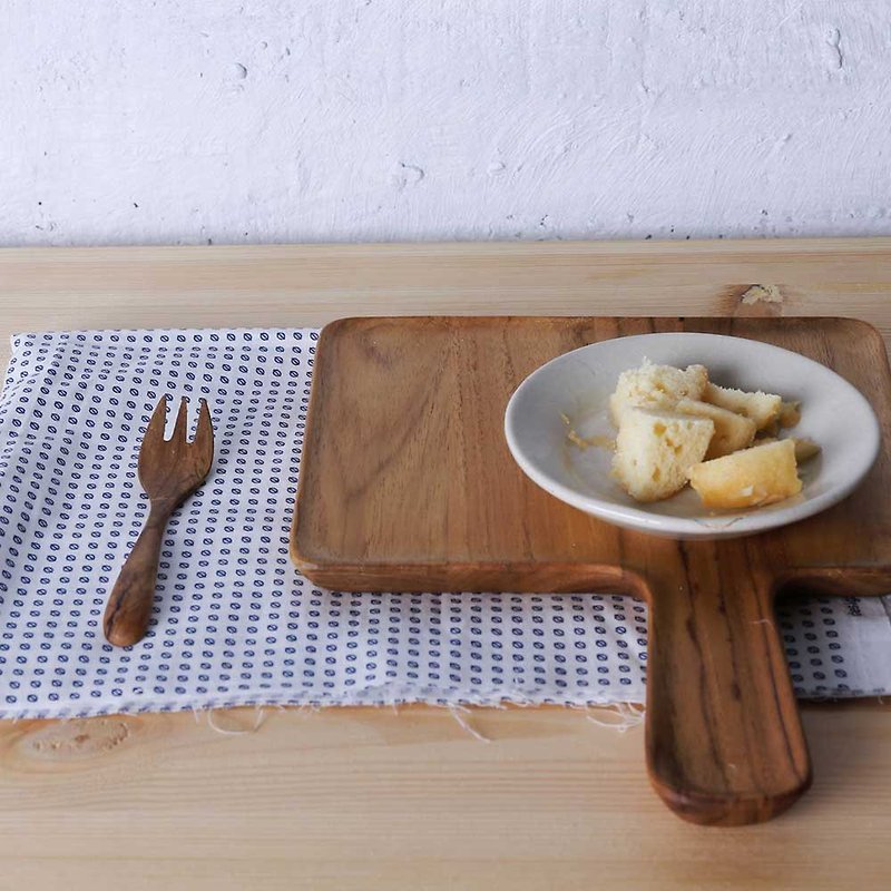 Ladybird teak fruit fork - Cutlery & Flatware - Wood Brown