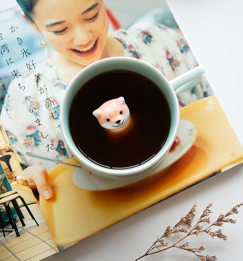 Sancha Taoshe original design Shiba Inu coffee cup net red dog lucky gift three-dimensional cup creative - Mugs - Porcelain 