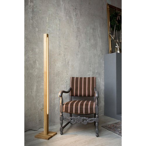 LUBBRO Wood floor lamp Reading floor lamp Wood standing lamp Modern standing floor lamp