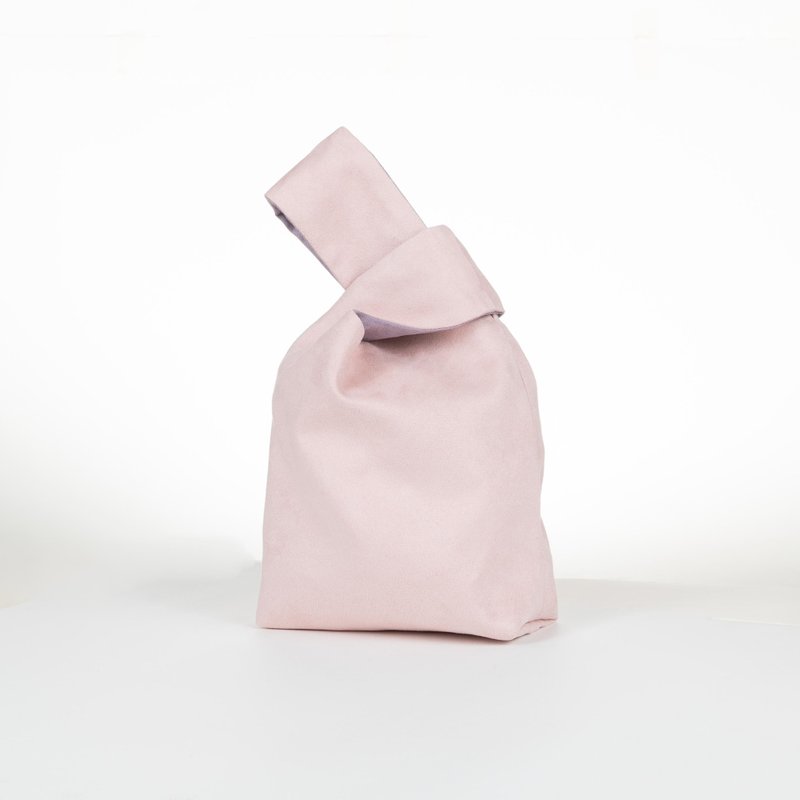 Japanese Style Knot Bag - Handbags & Totes - Polyester Pink