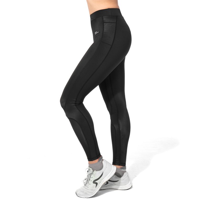 【A-MYZONE】Women Compression Tights 2.0 side pocket・Black - Women's Sportswear Bottoms - Other Materials Black