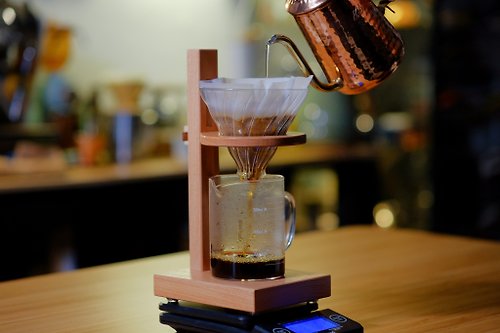 木逗 牙銷榫咖啡濾杯架