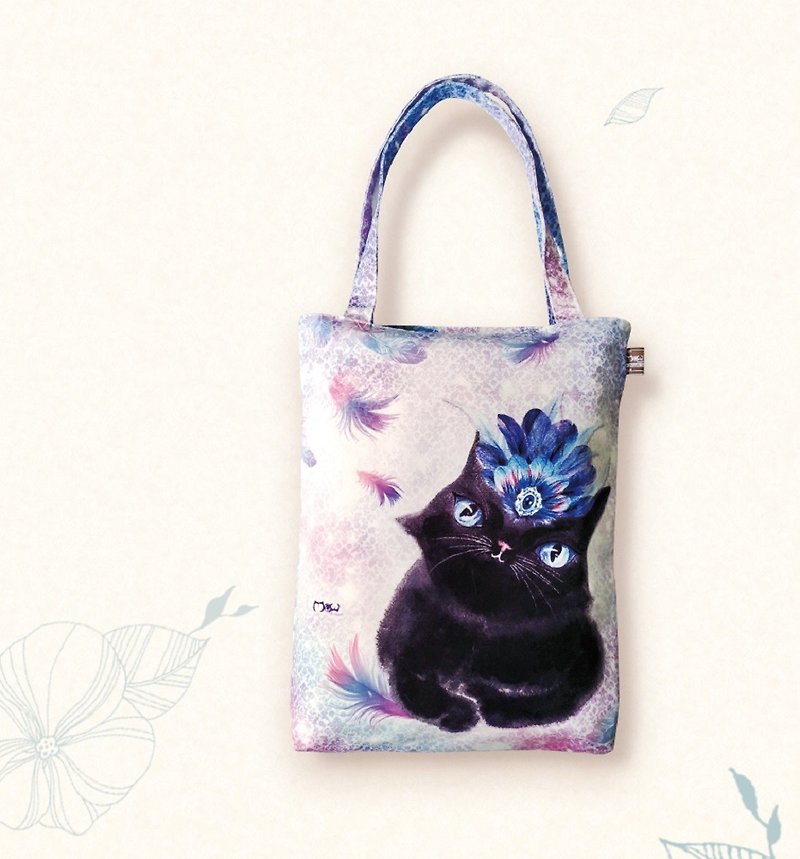 Exclusive order_Head up cat shopping bag - Messenger Bags & Sling Bags - Other Materials 