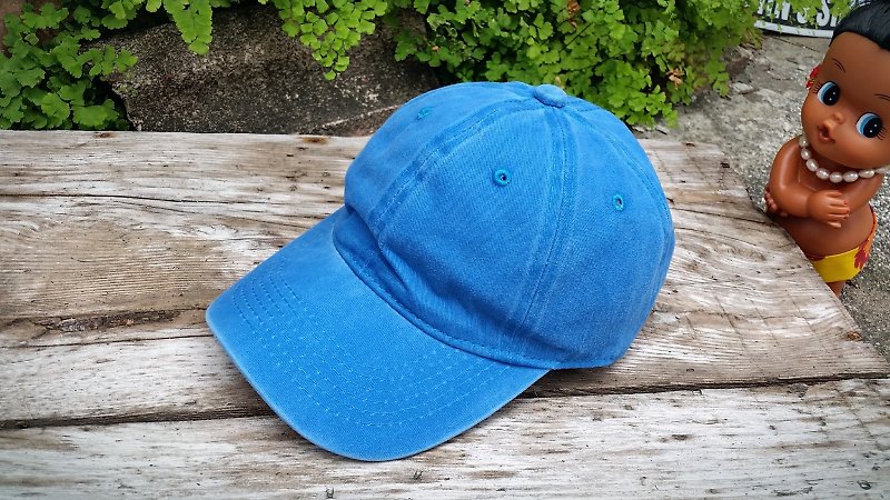 AMIN'S SHINY WORLD selects tannin washed old hat - หมวก - ผ้าฝ้าย/ผ้าลินิน หลากหลายสี
