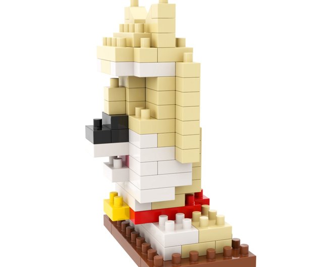 アーチブリックイースター島モアイ像 柴犬ナノブロック ショップ Archbrick 人形 フィギュア Pinkoi