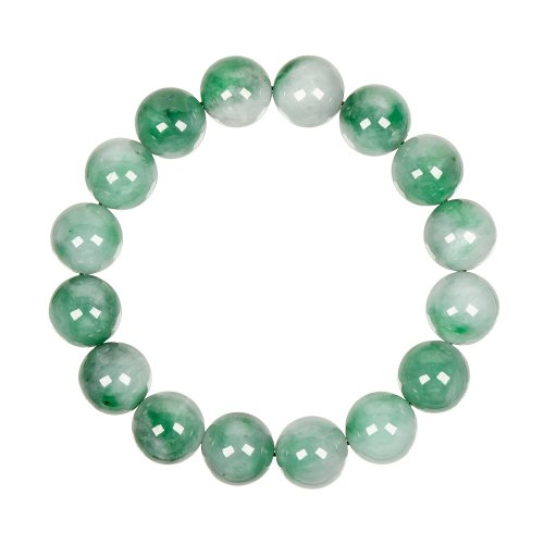 正佳珠寶 Gemsrich Jewelry 【正佳珠寶】翡翠 頂級濃飄陽綠 12.8-13.3mm 天然A貨翡翠手珠