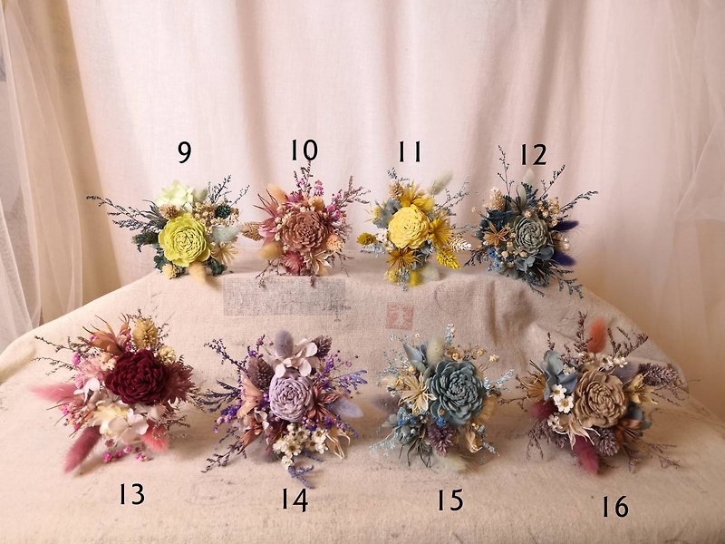 Hello Green mini colorful bouquet products do not contain flowers - Dried Flowers & Bouquets - Plants & Flowers Multicolor