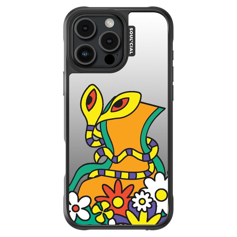 Trippy Space Psychedelic Probe iPhone 16 mobile phone case magnetic protective case - Phone Cases - Other Materials 