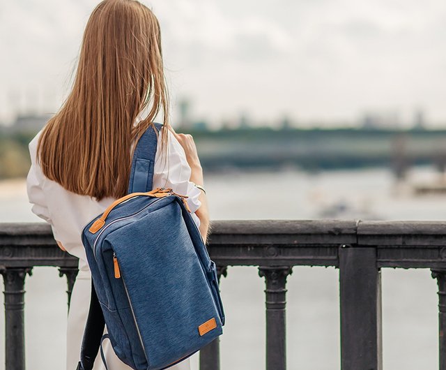 Siena Pro 13 Smart Backpack-Blue | Backpack for work, commuting and travel  is water repellent - Shop nordace Backpacks - Pinkoi