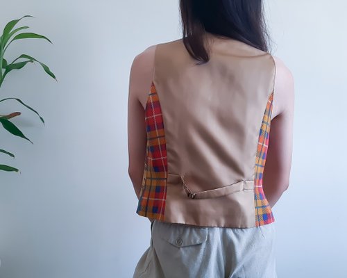 ヴィンテージ 70s ペイズリー花柄ベスト ヒッピーベスト サマーベスト