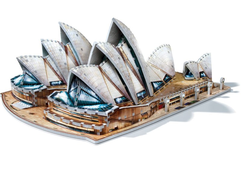 Sydney Opera House/3D Puzzle - Puzzles - Other Materials Multicolor