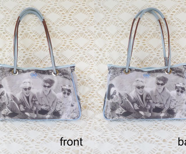 K Mart high quality Retro Anya Hindmarch Style Photo Bag Purse Mother Girl Shopping Cart 60s