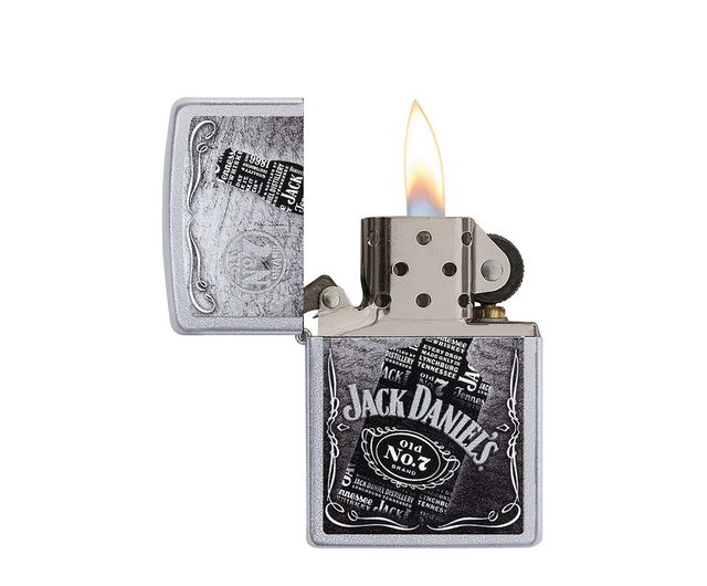 Jack Daniel's® Classic Emblem Chrome Windproof Lighter