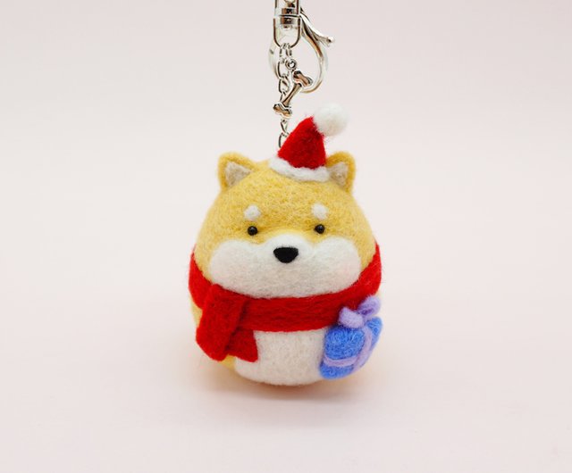 クリスマスプレゼント クリスマスツリー オーナメント 羊毛フェルト 薪