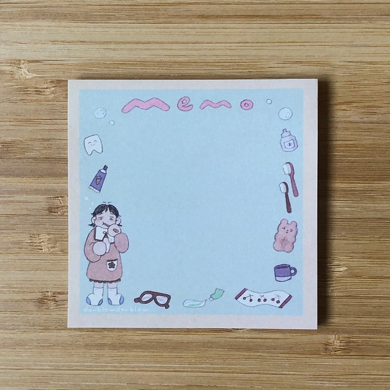 Illustration memo notes/morning - Sticky Notes & Notepads - Paper 