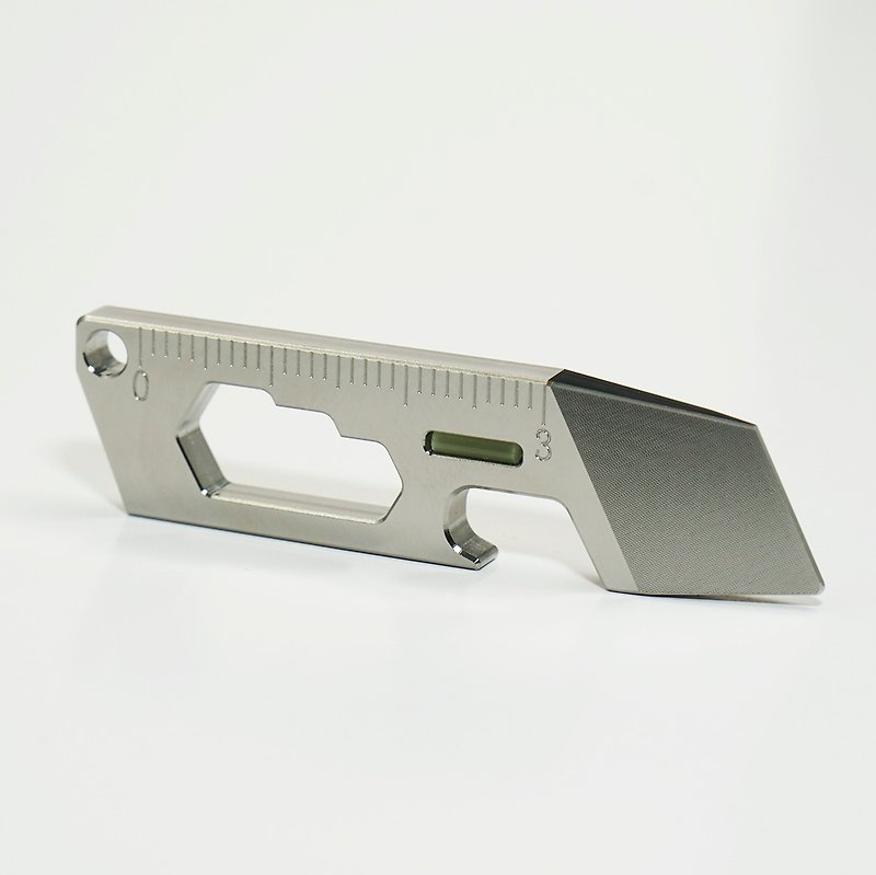 Titanium Multipurpose Ruler-Multiple Uses-Wrench and Rocker Ruler-TIGT - ชิ้นส่วน/วัสดุอุปกรณ์ - โลหะ สีเงิน