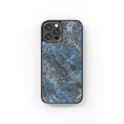 ReNewCases 環保 再生材料 iPhone 三合一防摔手機殼 藍黑色大理石紋
