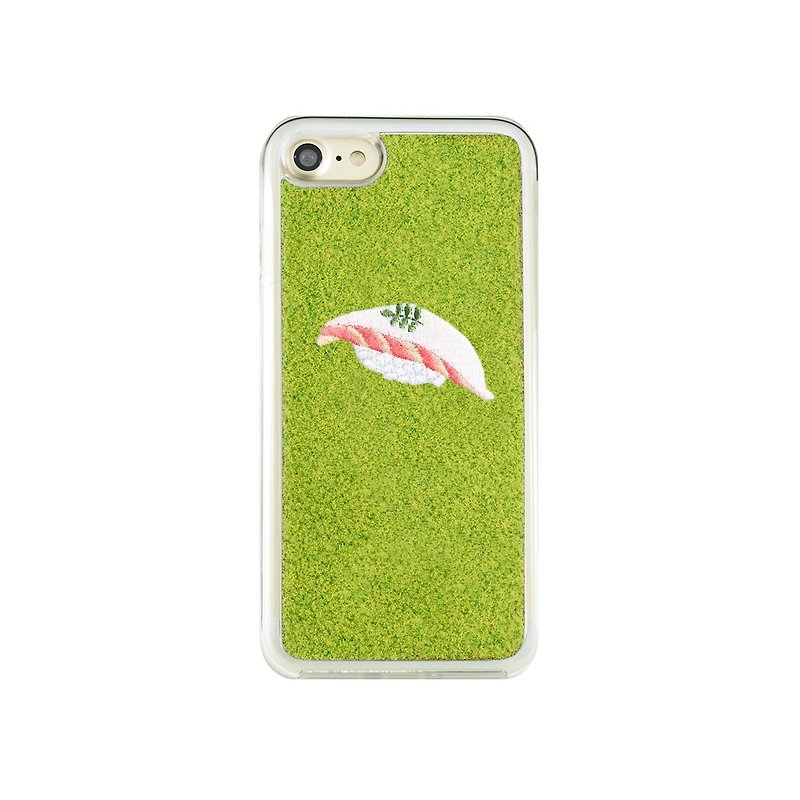 [iPhone7 Case] Shibaful -Mill Ends Park Kyototo Sushi Madai- for iPhone 7 - Phone Cases - Other Materials Green