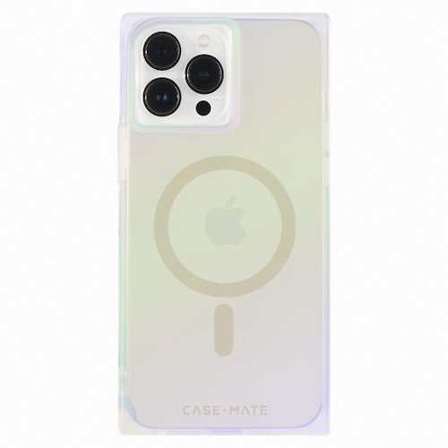 Case-Mate iPhone 14系列 Blox 環保抗菌防摔超方殼MagSafe版 - 彩虹雷射