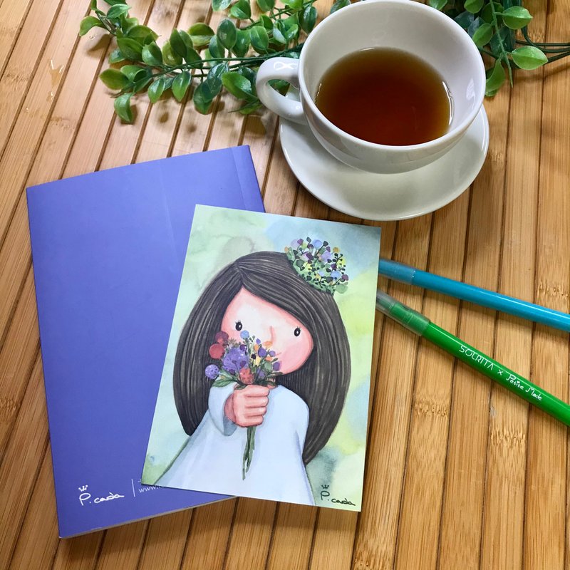 Story postcard Princess Kada doesn't want to grow up - Cards & Postcards - Paper Green