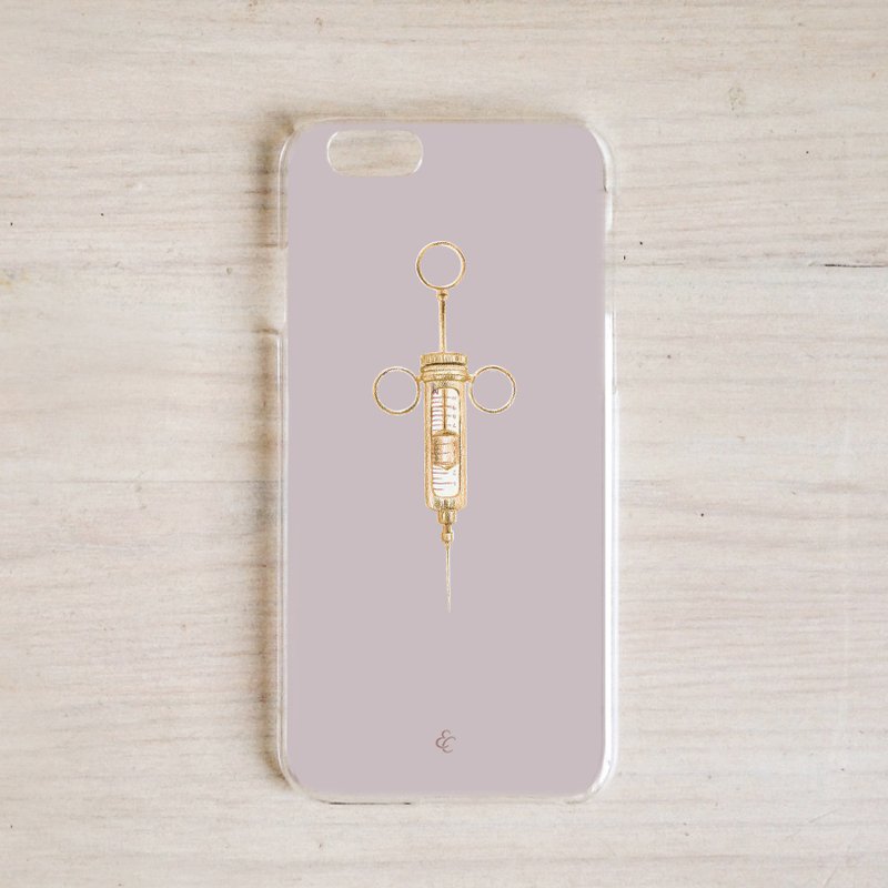 Retro syringe customized mobile phone case, medical nursing doctor, medical student nurse gift - Phone Cases - Plastic 