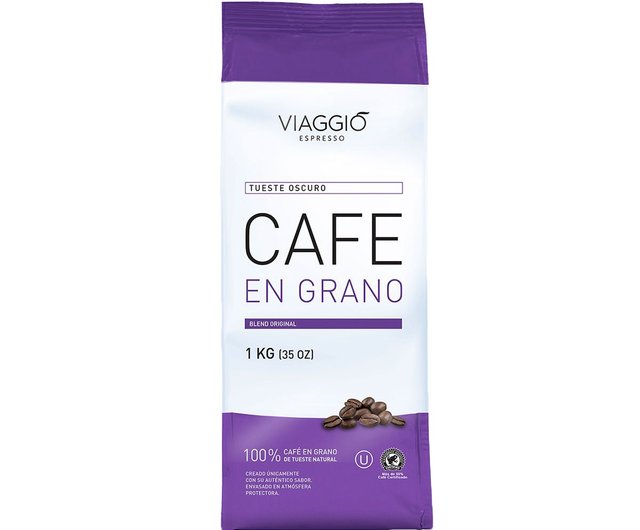 Café 100% Arábica 1KG - Café Grano Tueste Natural, Café en Grano Arábica  100%