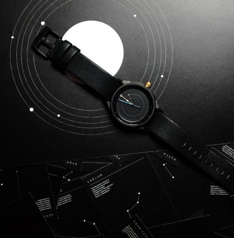Lima Watch Astronomer Black - 男錶/中性錶 - 其他金屬 黑色