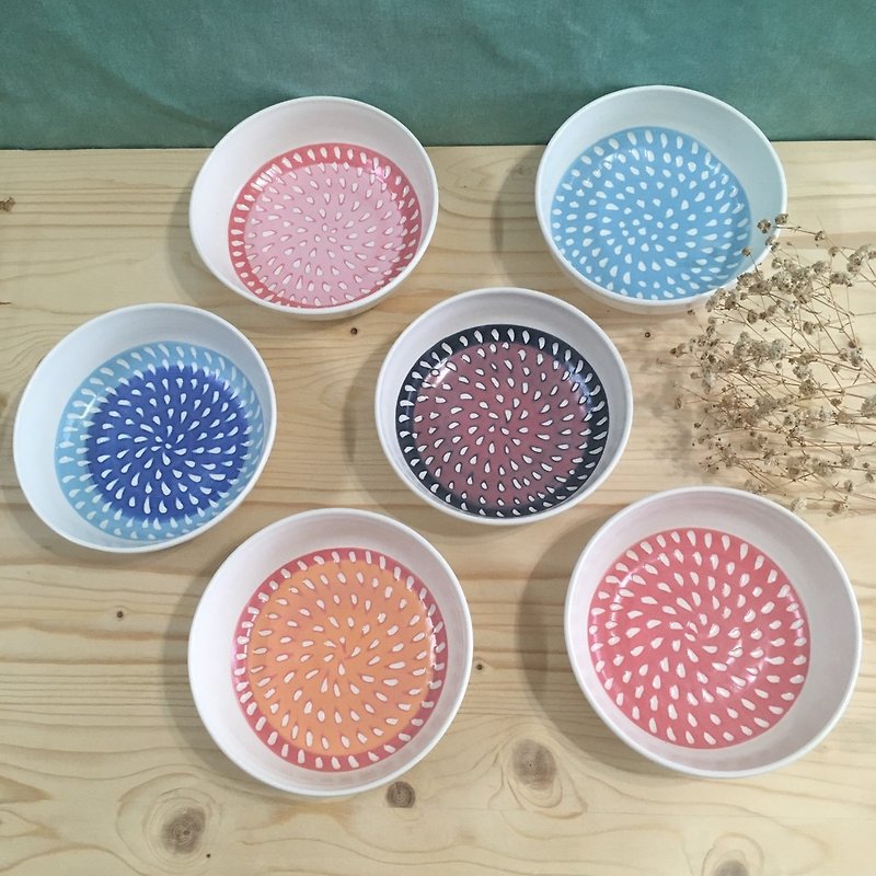 Little Rain-Pottery Bowl - Bowls - Pottery Multicolor