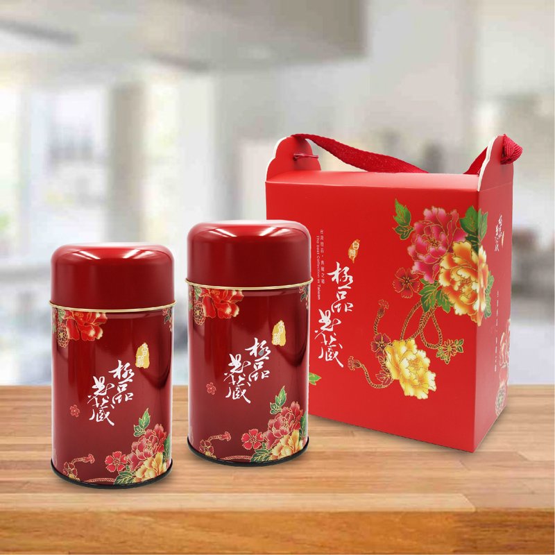 阿里山蜜香紅茶 提盒組 - 茶葉/茶包 - 其他材質 紅色