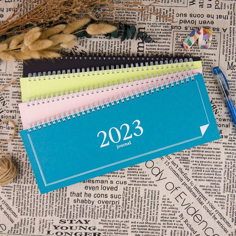 conifer綠的事務 2023年時間線桌曆 - 筆記簿/手帳 - 紙 多色