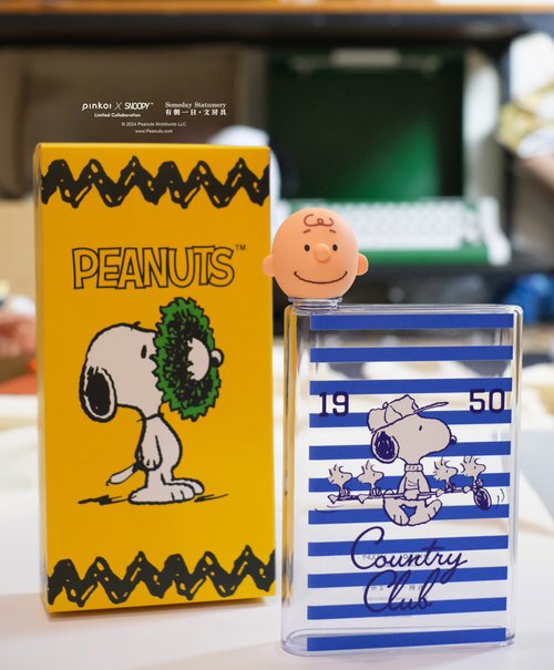 Someday stationery 【Pinkoi x SNOOPY】史努比A5輕水瓶 花生漫畫 法式條紋 隨身瓶