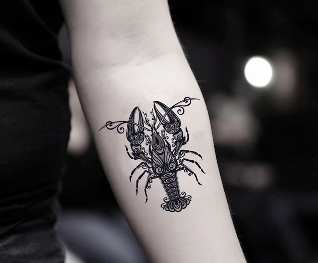 Lobster tattoo done by me in Vienna at mardatattoowien  rtattoo