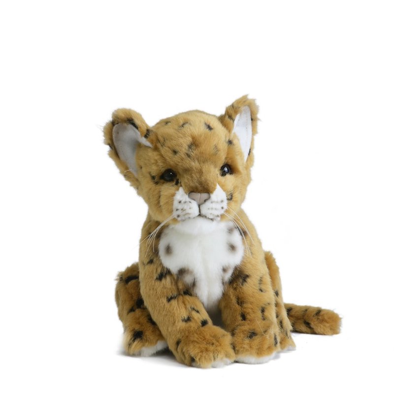 Hansa 7288-little cheetah 17 cm - Stuffed Dolls & Figurines - Eco-Friendly Materials Brown