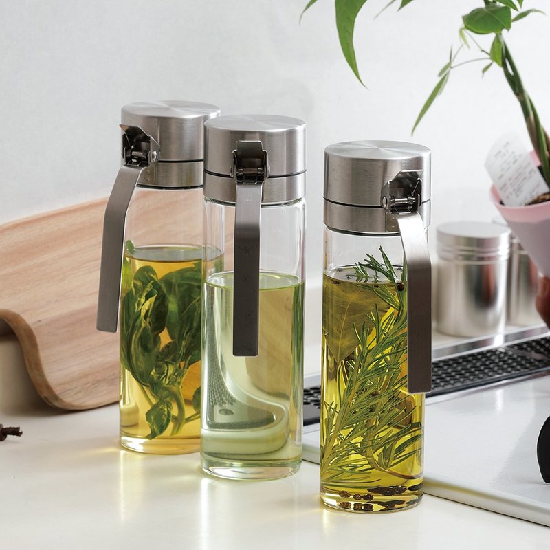 Japan [SALUS Sato Metal] SCANDIC Oil & Vinegar Bottle - เครื่องครัว - แก้ว 