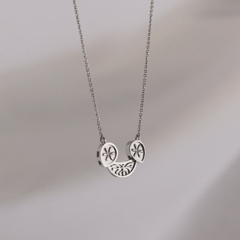 WADANG1405 N (2-1) white - Necklaces - Sterling Silver Silver