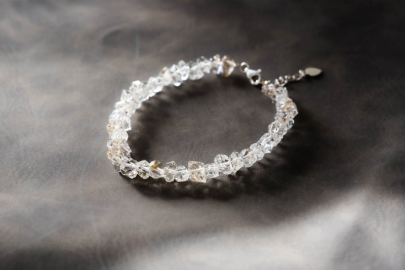 Oil Gall Shining Diamond Bracelet - สร้อยข้อมือ - คริสตัล ขาว