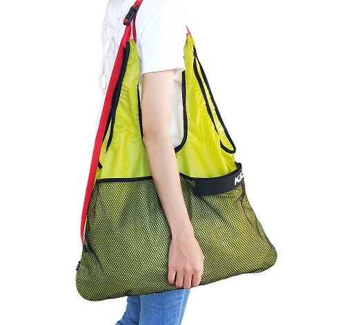 K&S FUN生活 時尚環保TOTE袋XL - Lime 萊姆黃綠 tpu抗菌防潑水