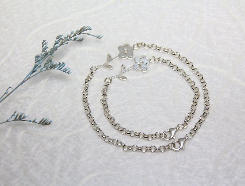 <Customize Accepted> Sterling Silver Bracelet/Mommy & Baby - Parent-Child Clothing - Sterling Silver Silver