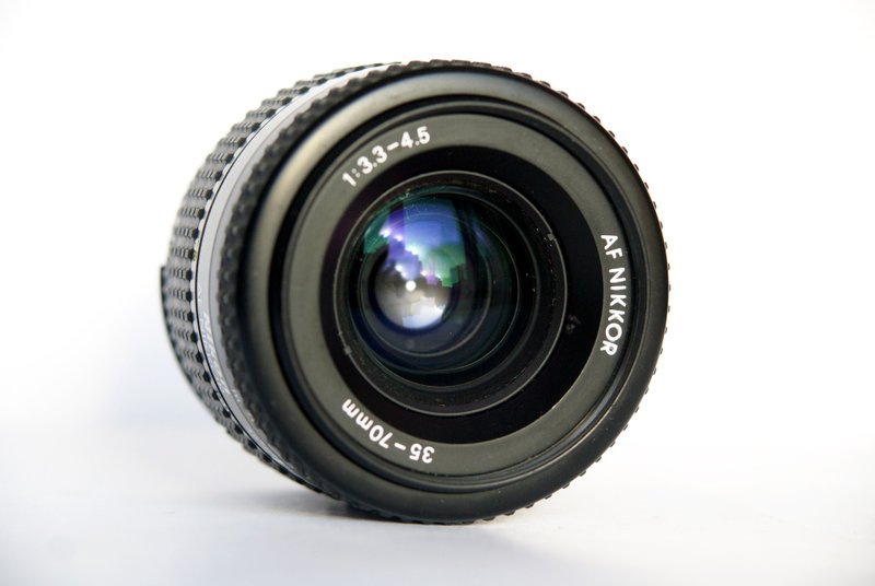 Nikon AF Nikkor 3.3-4.5/35-70 lens for SLR MKII Nikon F mount Japan - 相機/拍立得/底片相機 - 塑膠 黑色