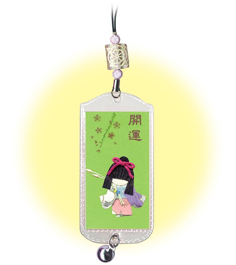 祈福袋 和紙人形 小巧吊飾DIY材料包A-5 003(2組入) - 其他 - 紙 