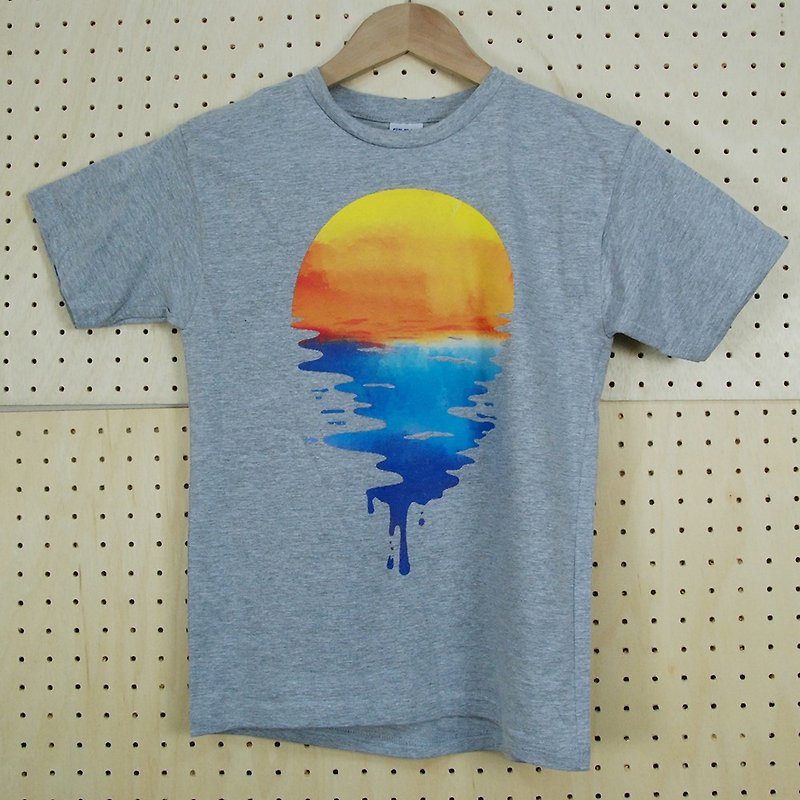 設計者は新しい-Tシャツを作成します：表示＆シー] [半袖Tシャツ「中立/スリム」（ヘザーグレー）-850コレクション - Tシャツ メンズ - コットン・麻 多色