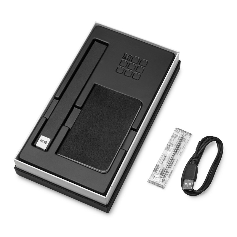 【優惠特賣】MOLESKINE 第二代智慧筆 PEN+ Ellipse 送橫線筆記本 - 其他書寫用具 - 鋁合金 黑色