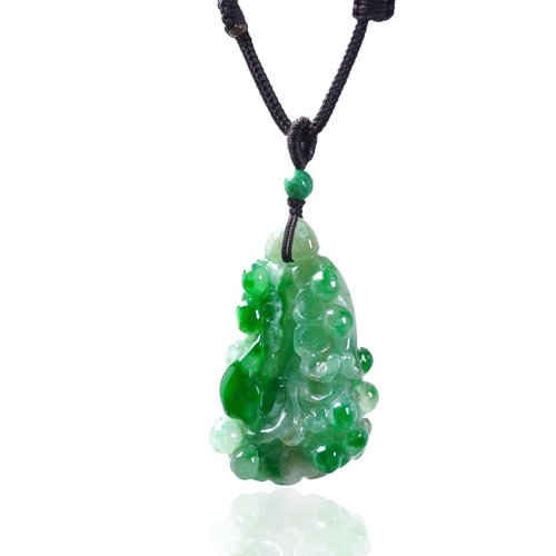 瓔珞珠寶盒 E.L.Jewelry Box 【廣納百財】冰種飄陽綠翡翠白菜項鍊 | 天然緬甸玉翡翠A貨 |送禮