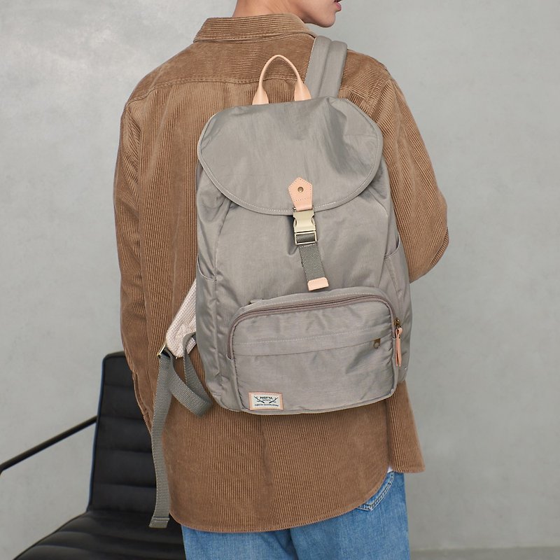 Flap Drawstring Backpack - Large (2 colors)