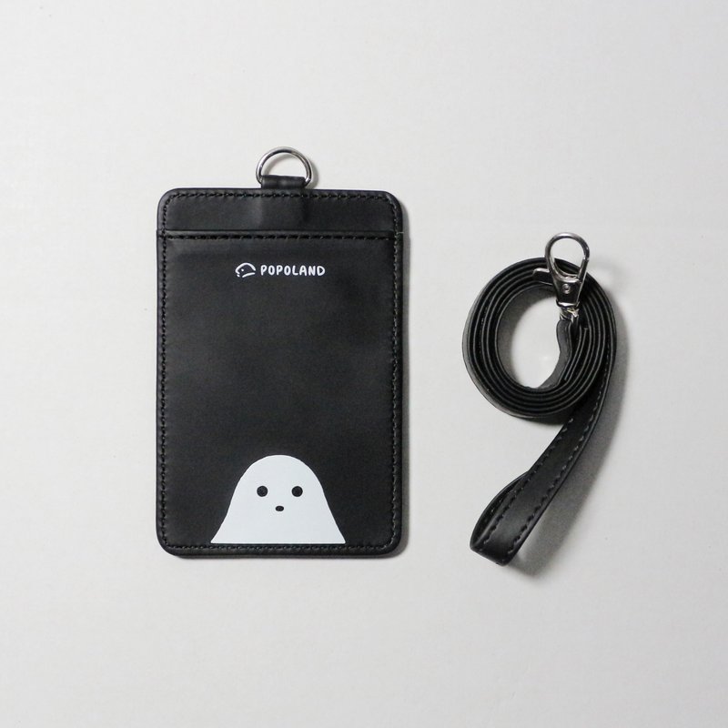 POPOLAND / 拉寶款 - 證件套 卡套 - 證件套/識別證套 - 人造皮革 黑色