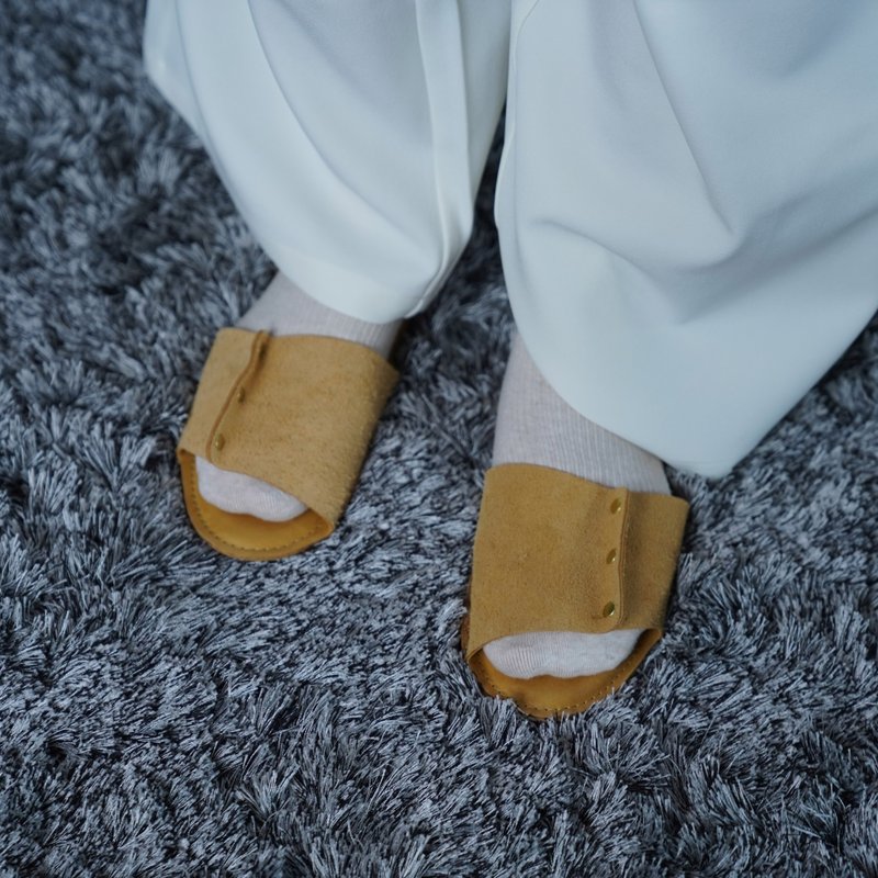 レザー製ルームシューズ | 多色 | 単品 | 2点割引 - ルームシューズ・スリッパ - 革 多色